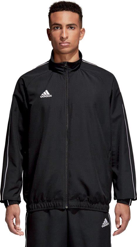 adidas core 18 trainingsjack zwart|adidas Men's Core 18 Training Top .